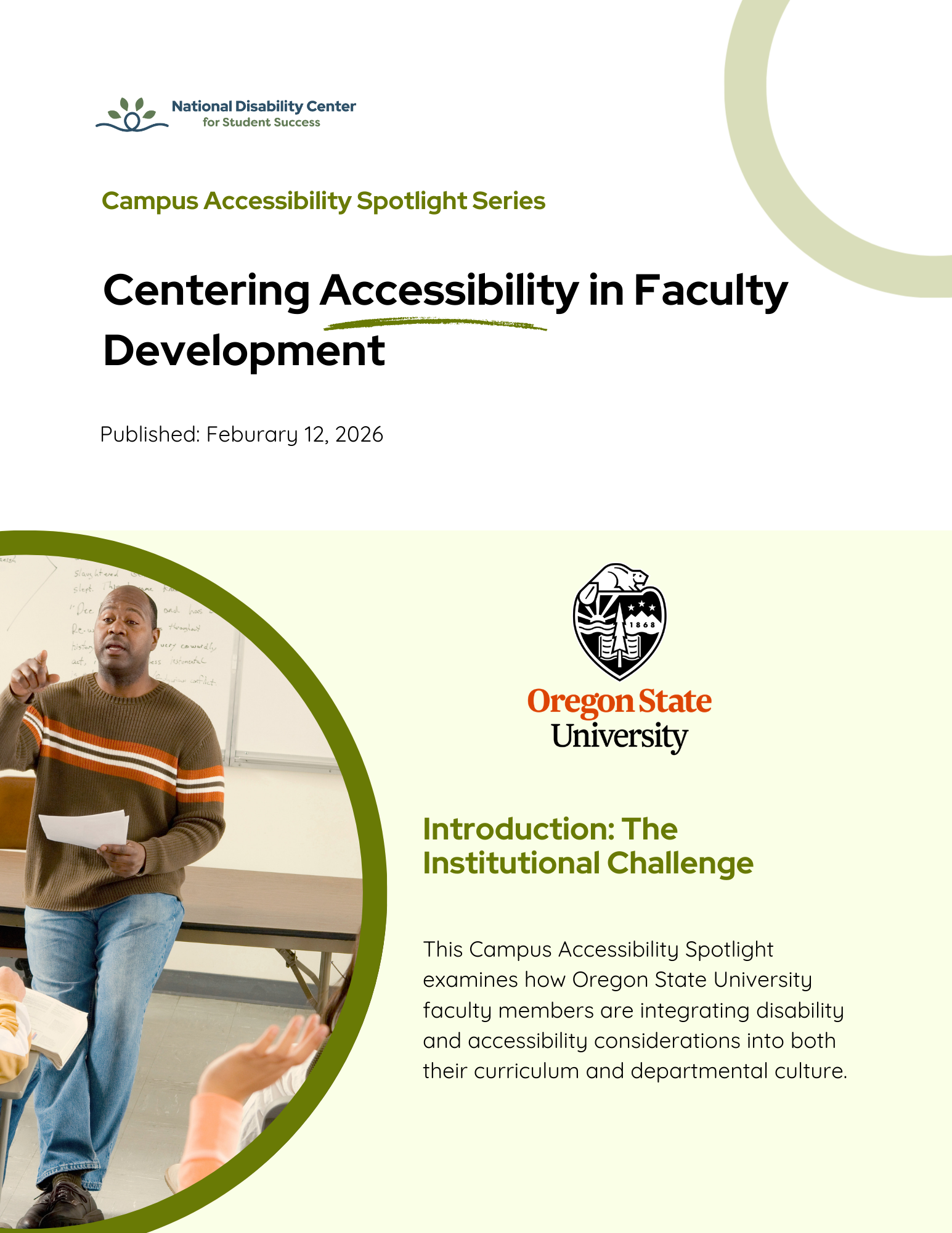 Campus Spotlight | Centering Accessibility in Faculty Development ...